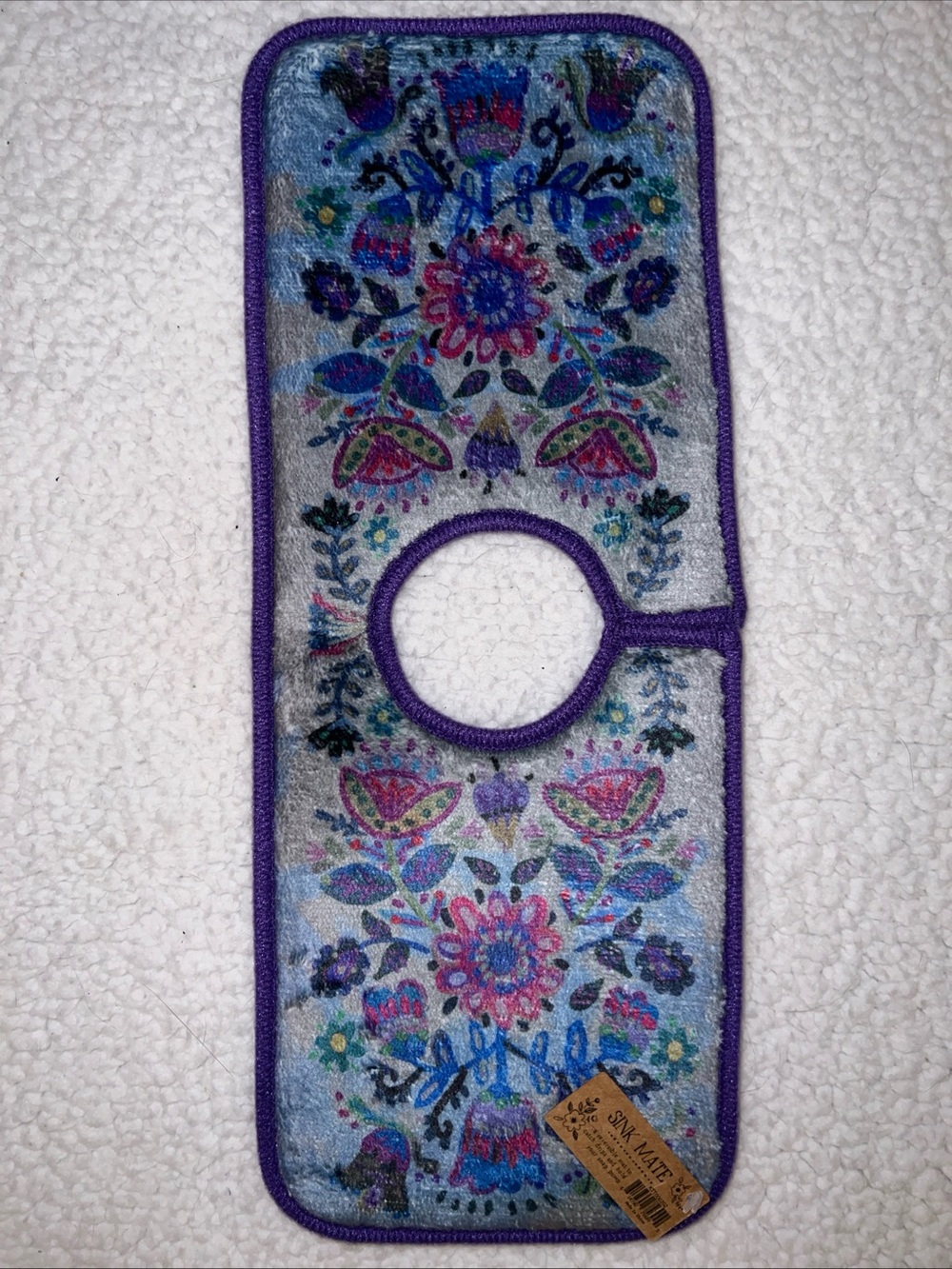 Natural life Kitchen Sink Splash Guard Mat NWT
